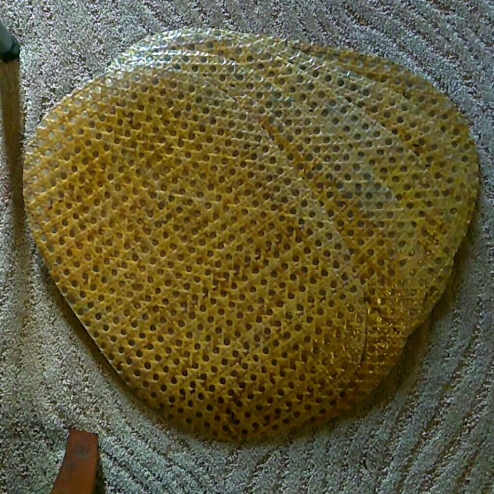 Vintage Wicker Placemats set of 8